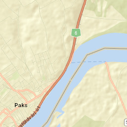 Paks Street Map