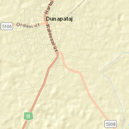 Dunapataj Street Map