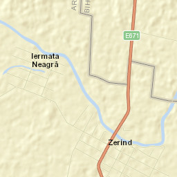 Comuna Zerind Street Map