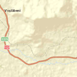 Comuna Voşlãbeni Street Map