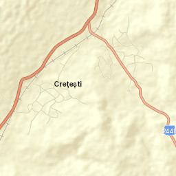 Comuna Creţeşti Street Map