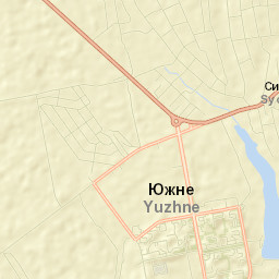 Yuzhne Street Map