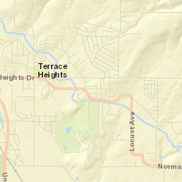 Terrace Heights Street Map