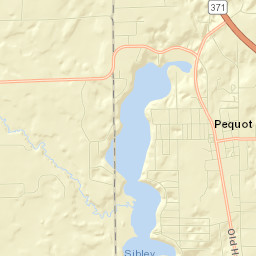 Pequot Lakes Street Map