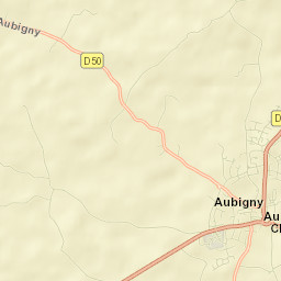 Aubigny Street Map