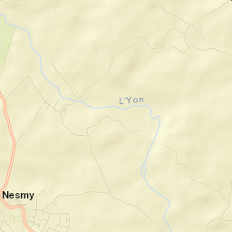 Nesmy Street Map