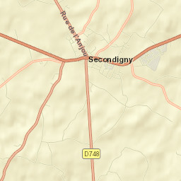 Secondigny Street Map