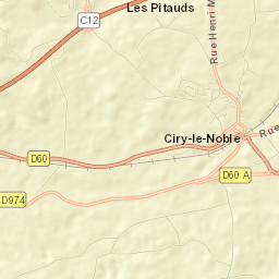 Ciry-le-Noble Street Map