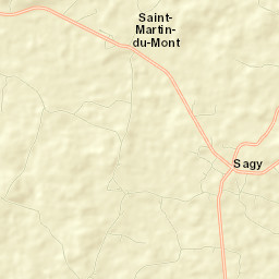 Sagy Street Map
