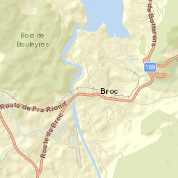Broc Street Map
