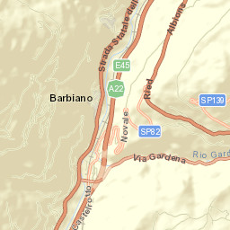 Barbiano - Barbian Street Map