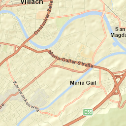 St. Agathen und Perau Street Map