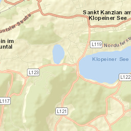 Sankt Kanzian am Klopeiner See Street Map