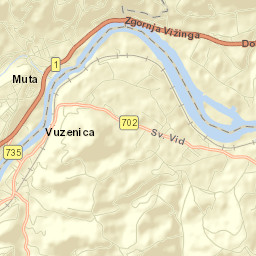 Vuzenica Street Map
