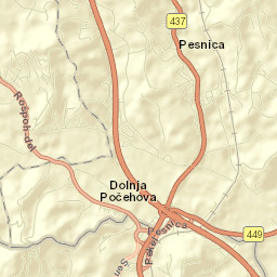 Pesnica pri Mariboru Street Map