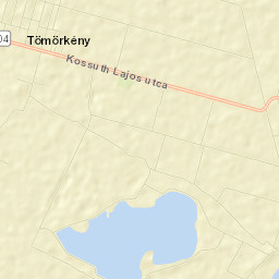 Tömörkény Street Map