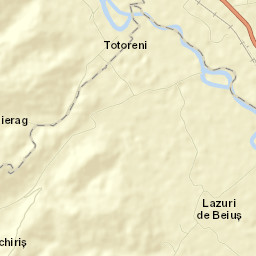 Comuna Lazuri de Beiuş Street Map