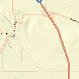 Napavine Street Map