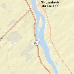Saint-Lambert-de-Lauzon Street Map