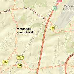 Vouneuil-sous-Biard Street Map
