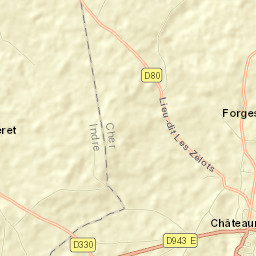 Châteaumeillant Street Map