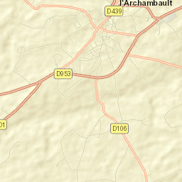 Bourbon-l’Archambault Street Map