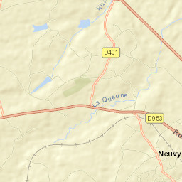 Neuvy Street Map