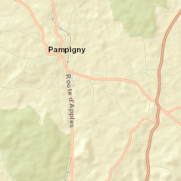 Pampigny Street Map