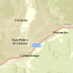 San Pietro di Cadore Street Map