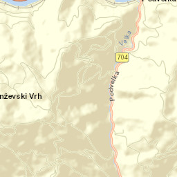 Podvelka Street Map