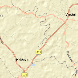 Veržej Street Map