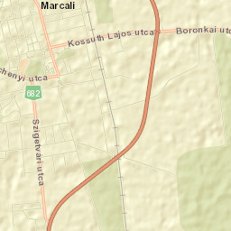 Marcali Street Map