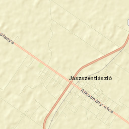 Jászszentlászló Street Map
