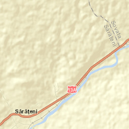 Sărățeni Street Map