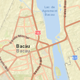 Municipiul Bacãu Street Map