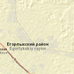 Yegorlykskaya Street Map