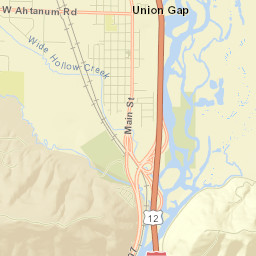 Union Gap Street Map