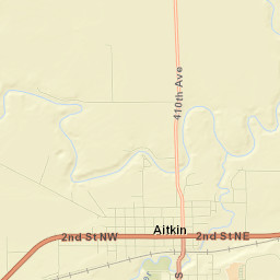 Aitkin Street Map
