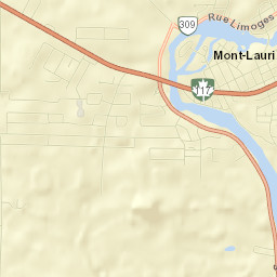 Mont-Laurier Street Map