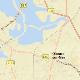 Olonne-sur-Mer Street Map