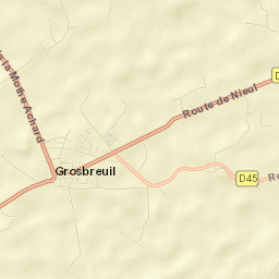 Grosbreuil Street Map