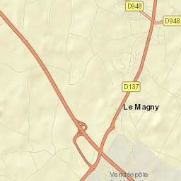 Sainte-Hermine Street Map