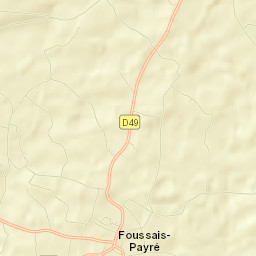 Foussais-Payré Street Map