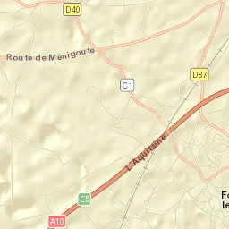 Fontaine-le-Comte Street Map