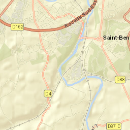Saint-Benoît Street Map