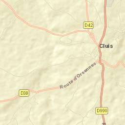 Cluis Street Map