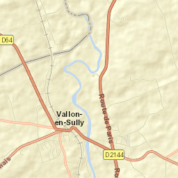 Vallon-en-Sully Street Map