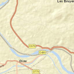 Diou Street Map
