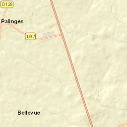 Palinges Street Map