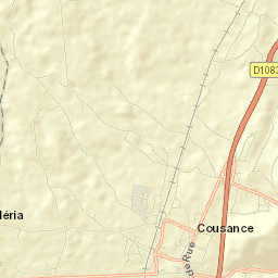 Cousance Street Map